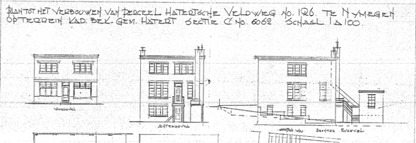 In 1932 ontwerpt architect van Eldik de verbouwing van de Vereenigde Chemische Fabrieken in 2 winkelpanden.