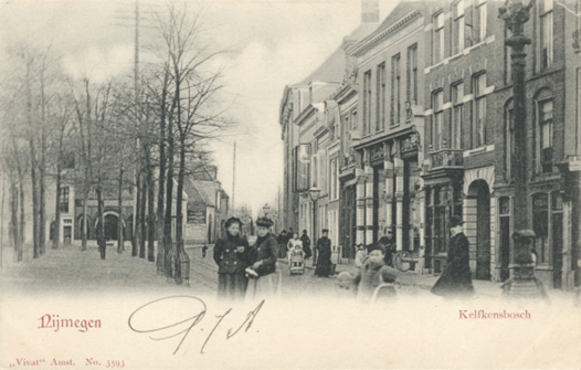 Gezien in de richting van de St.Jorisstraat, 1905 (Vivat via RAN, F18078)