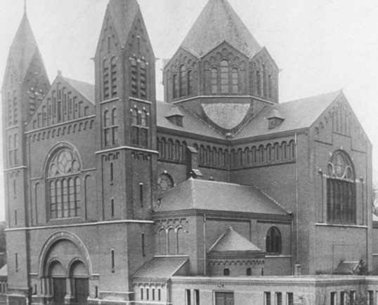 St Jozefkerk of Josephkerk, Keizer Karelplein Bottendaal Nijmegen, architect B.J. Claase, 1907-1909