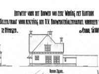 Woning met kantoor N.V. Bouwmateriaalhandel voorheen van de Venne en van der Sluis, Biezenstraat&nbsp;59