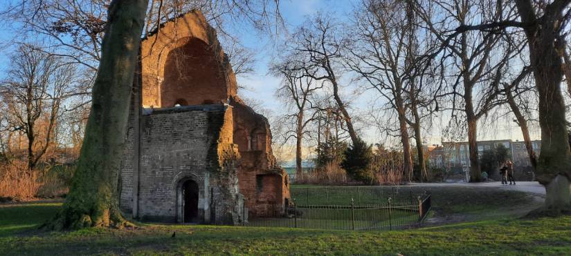 Barbarossa Ruïne Valkhof (januari 2023)