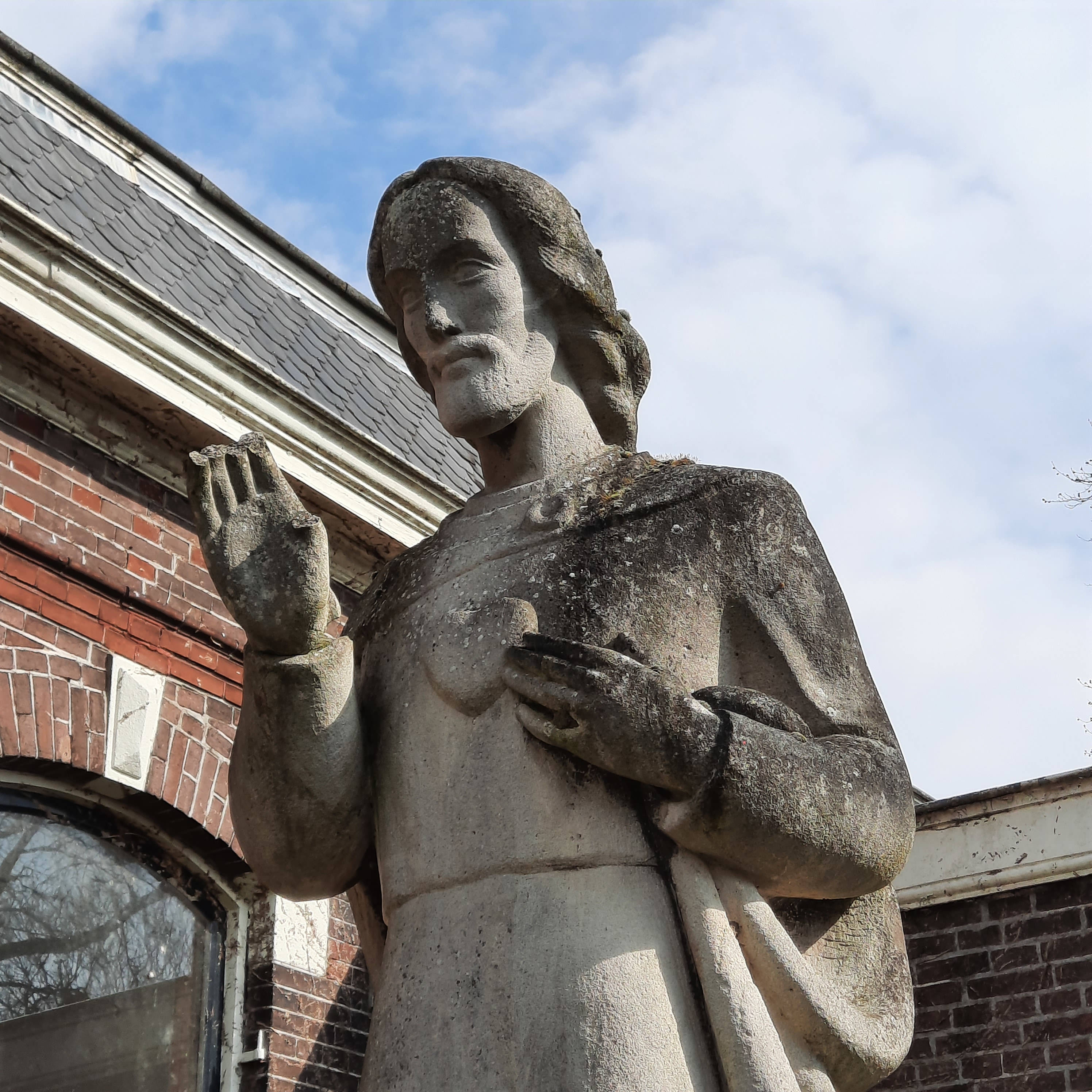 Heilig Hartbeeld Albert Meertens Tweede Oude Heselaan Nijmegen vroeger Krayenhofflaan