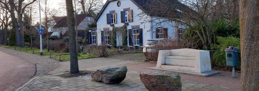Stenen Bank en voormalige kwekerij Kerkstraat (januari 2021)