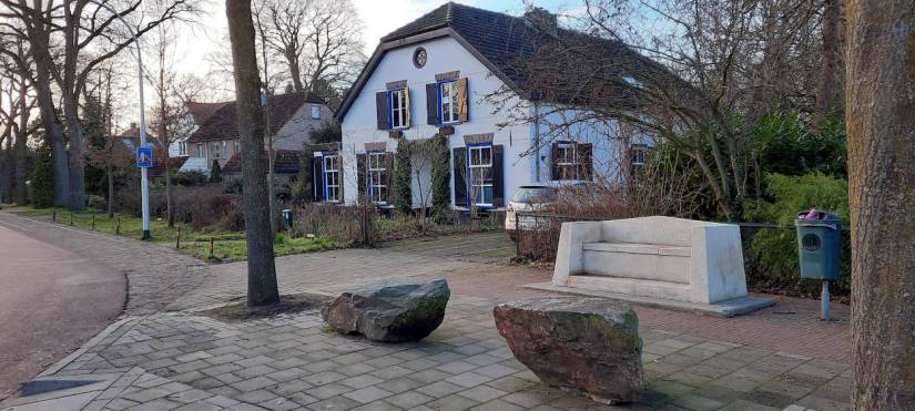 Stenen Bank en voormalige kwekerij Kerkstraat (januari 2021)