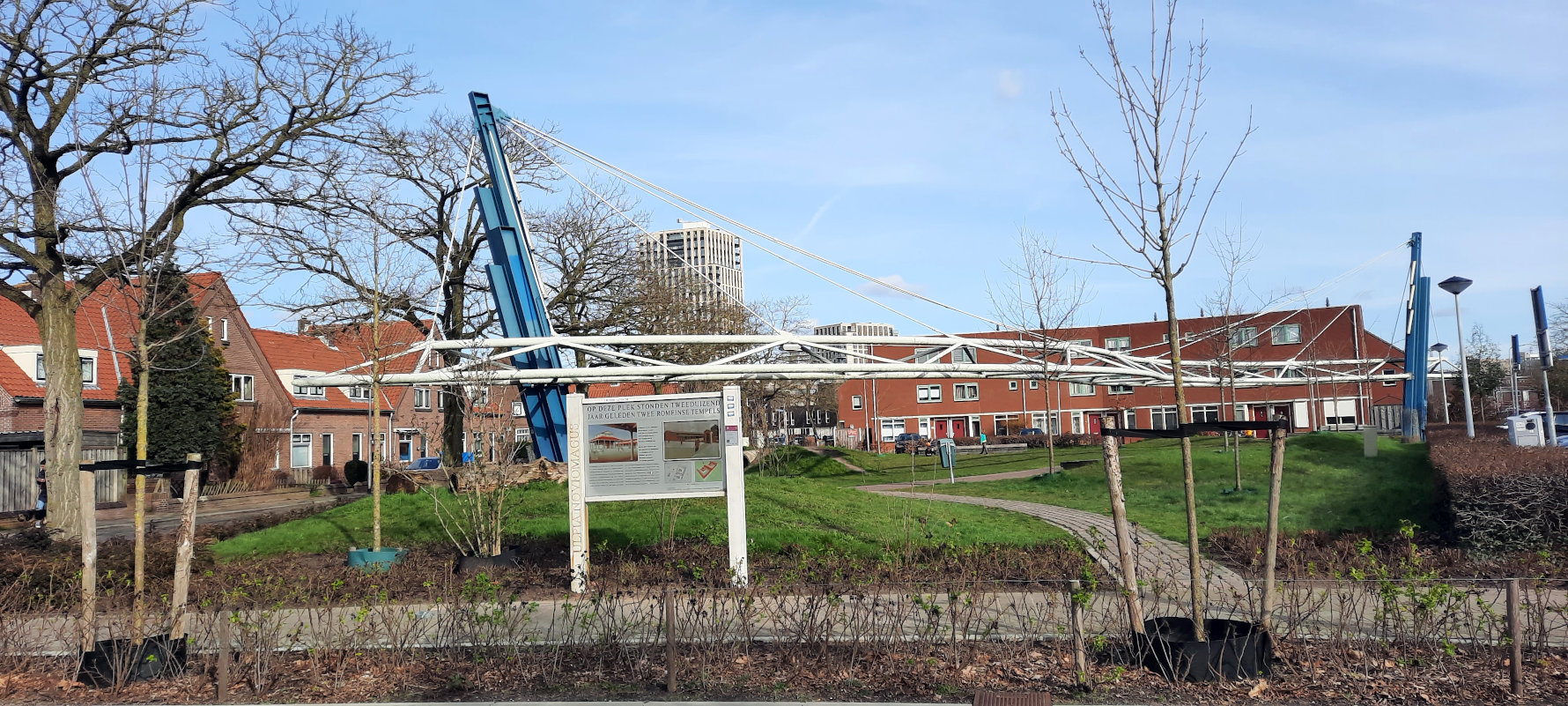 Maasplein maart 2023 Vergroening op het Maasplein Romeinse historie inzichtelijk