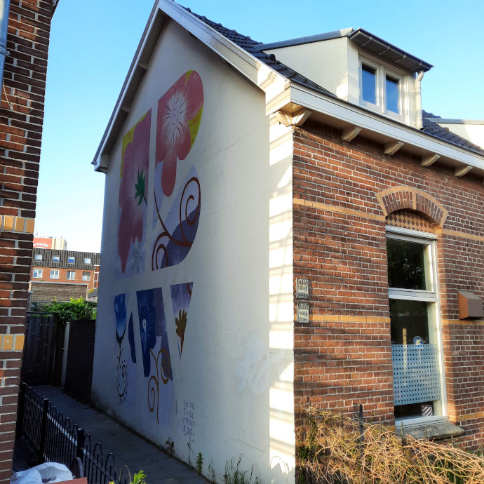 Muurschildering Weurtseweg (mei 2023)