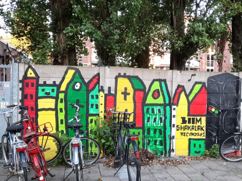 Muurschildering Boom Shakalak Naamloozz Remco&nbsp;Visser