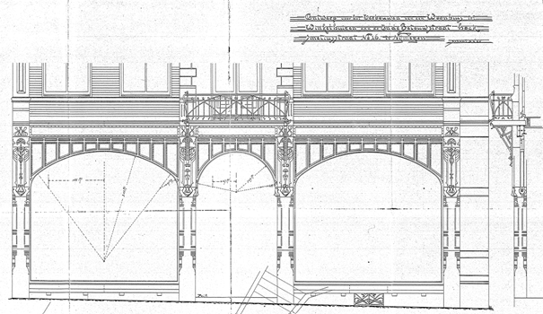 Verbouwen Woonhuis tot Winkelhuizen, datum tekening 14-3-1901, architect W. Maurits (D12.378191)