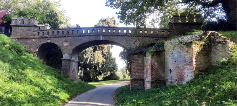 Voetbrug Hunnerpark architect Weve, oktober 2023