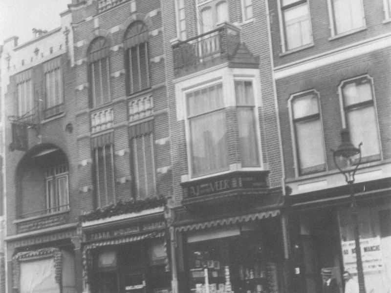 Geschiedenis en architectuur Molenstraat 94: Vulpenhuis van der Veer&nbsp;(1908-1946)