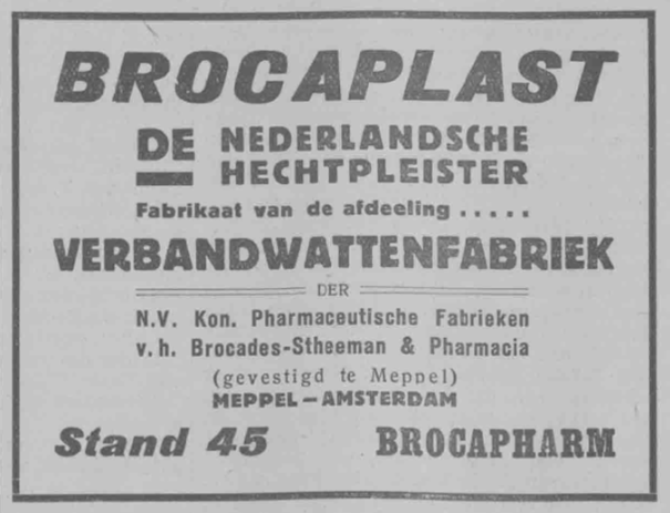 Advertentie Brocaplast (PGNC 4/7/1936) 