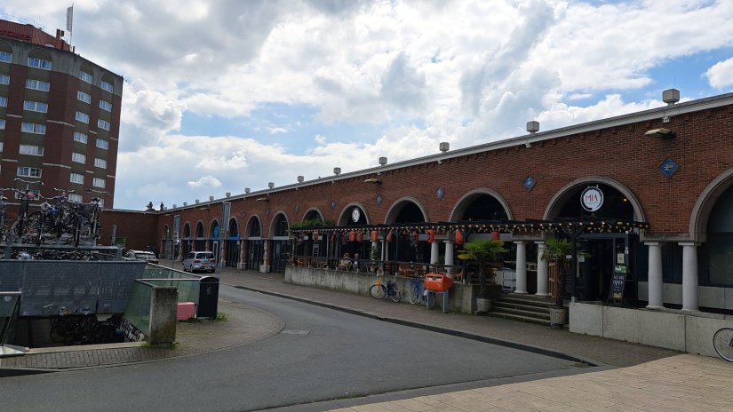 De linker vleugel station Nijmegen tegenwoordig (juni 2024)