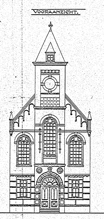 Eerste Ned. Amandelproductenfabr. “E.N.A.” Chreijghton en Seveke, plan voor het inrichten van een perceel aan de Begijnenstraat 20 tot fabriek, datum tekening december 1918 (D12.385369)