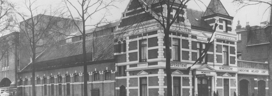 Melkerij Lent, 1928 (F17204 RAN) van Gentstraat, verbouwing architect Estourgie