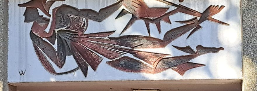 Relief Mercurius van Van Woerkom, Klein Marienburg (oktober 2024)