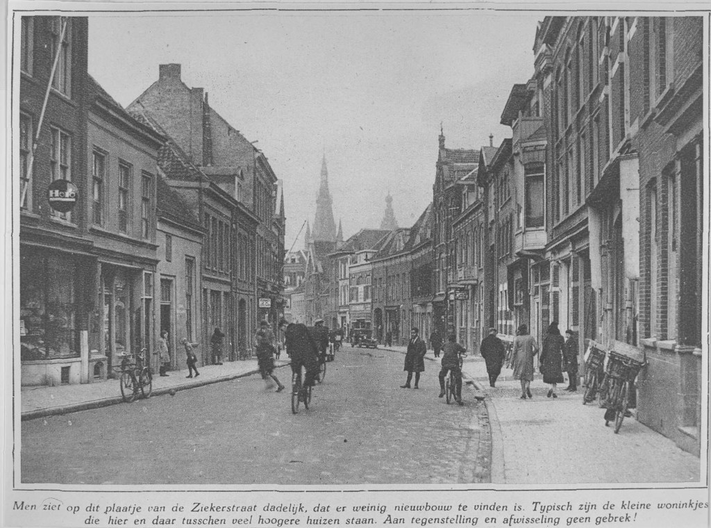 Ziekerstraat gezien in de richting van de Zeigelbaan, 1930-1935 (F2366 RAN)