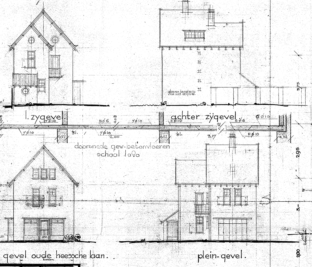 Bestaand winkelpand a/d Oude Heessche Laan hoek Wolfkuilsche Weg te Nijmegen voor rekening v/d hr. Gerrits Voorstadslaan 161 te Nijmegen, A. v.d. Kloot, 6-6-1937  (D12.423059) 