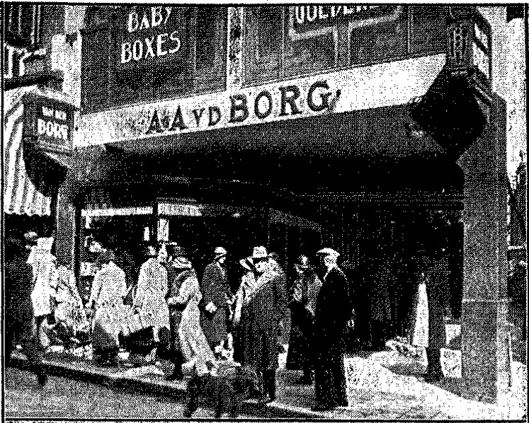 Passage van de Borg in de Broerstraat, foto afkomstig uit De Gelderlander 18/5/1934
