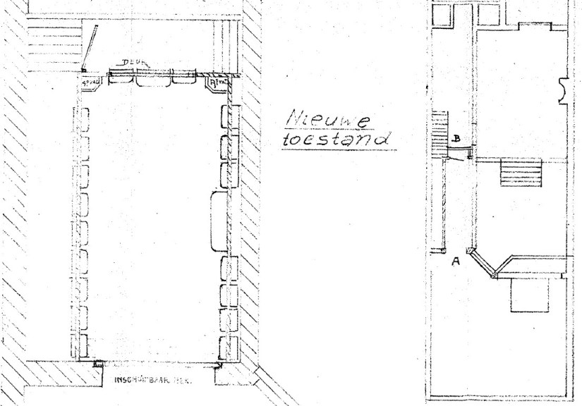 Plan voor Automatiek bij Fa. C. Burki st. Annastraat 53, datum dossier 21-2-1935 (D12.401921)