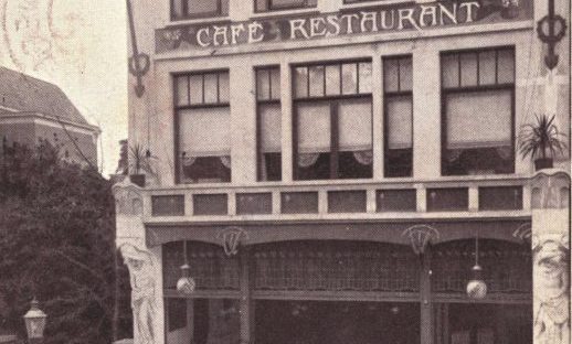 Hotel Métropole, Lange Burchtstraat 22, 1910 (Boek- en kunstdrukkerij P.A. Geurts via F15397 RAN)