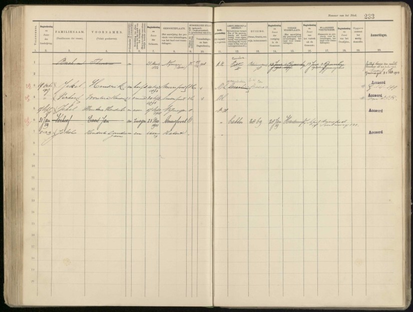 Theodorus van Berck, Bloemerstraat (Bevolkingsregister 1910 NTB.679_33338_165)