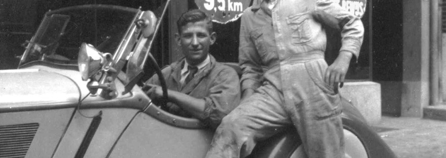 Garage in de Holtermanstraat, 1938 (DF4982 RAN)