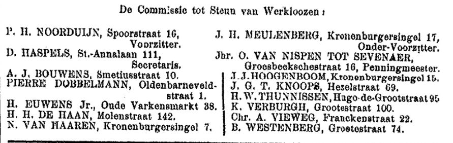 Detail: ondertekening van een bericht in De Gelderlander 9/1/1901