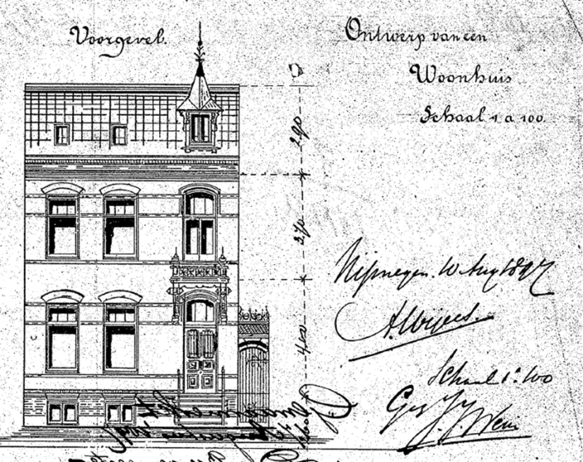 Groesbeekseweg 13 Bouw Woonhuis datum dossier 10-8-1897 (D12.377718)