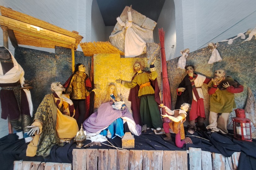 Kerstgroep van Woerkom Molenstraatkerk (december 2025)