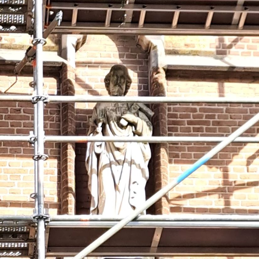 Jozef in de steigers (maart 2026)