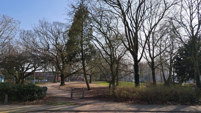 Park/ hondenuitlaatplaats bij Julianapark (maart 2026)
