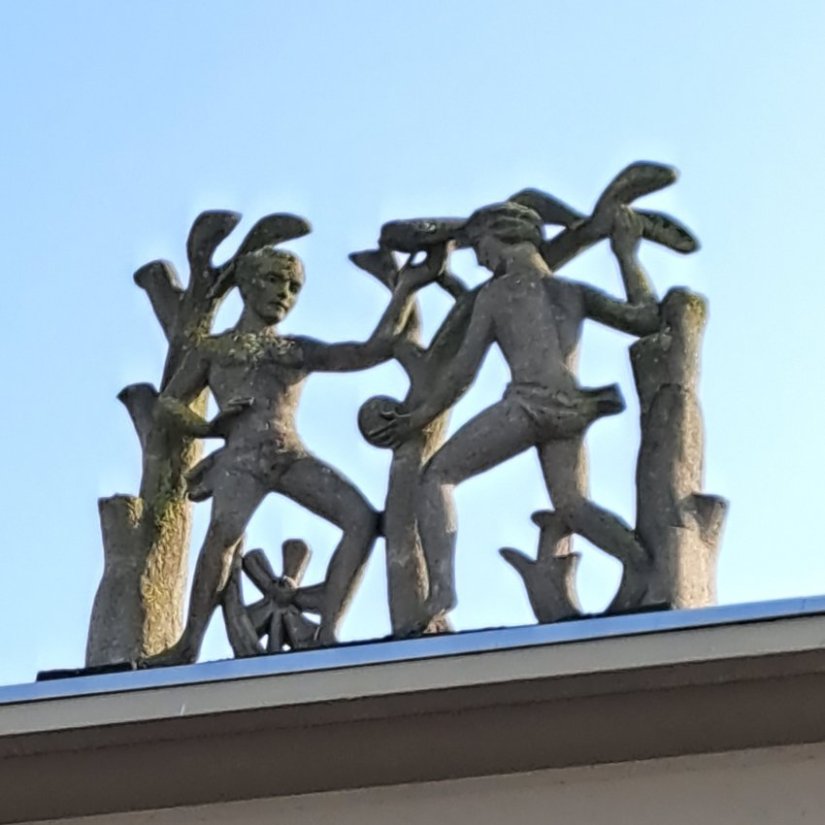 Spelende kinderen, van Albert Meertens, Professor Huybersstraat 3  Galgenveld (maart 2026)