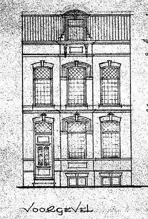 Bestaand: Verbouwing Kantoor tot Winkel, architect J.D.A. Okhuysen, datum tekening 29-10-1945 (D12.406925)