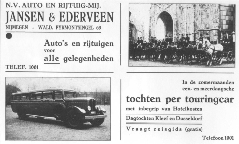 Advertentie van Jansen & Ederveen, Waldeck Pyrmontsingel 69, 1935 (F54751 RAN)
