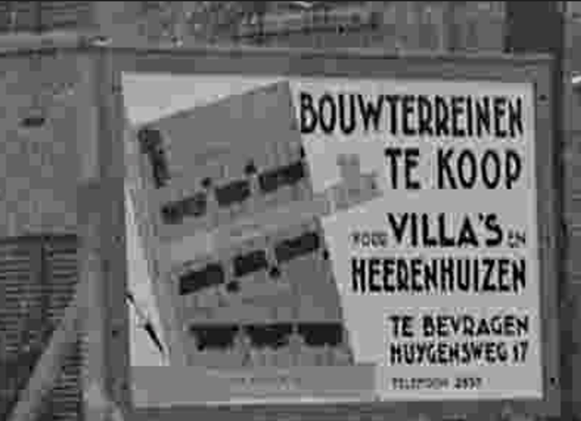 De villa Ruimzicht, op de hoek met de Dommer van Poldersveldtweg (links)., Berg en Dalseweg, 1930-1931 (Detail GN3424 RAN)