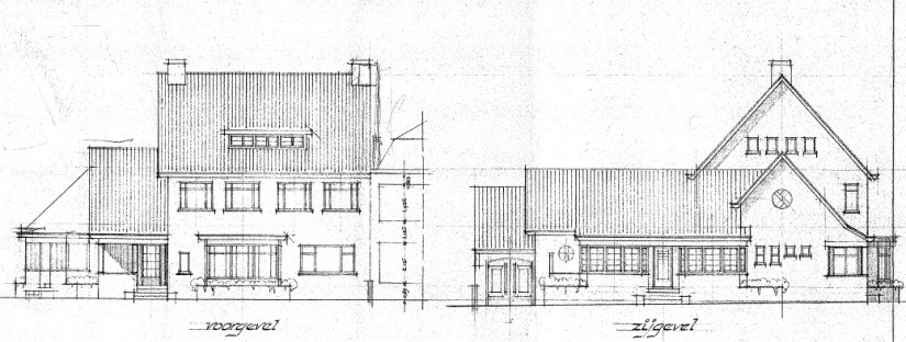 Ontwerp v/e Dokterswoning v/d weled. zgel. heer dr. A. Vermeer Nijmegen, Charles Estourgie, architect, datum bouwdossier 19-10-1937 (D12.404278) 