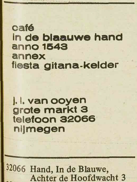 Van Ooyen Adresboek 1971