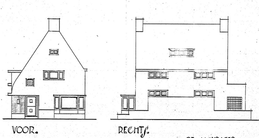 Prinsenlaan 26: Klein Landhuis te Nijmegen, architect Jan Dullaart, Hilversum, juli 1923 (D12.388097)