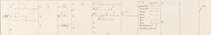 Detail Militieregister, hij blijkt een plaatsvervanger te hebben. (Archief Amsterdam, 
Militieregisters, archiefnummer 5182, inventarisnummer 4329) https://archief.amsterdam/indexen/deeds/98533458-153e-56a3-e053-b784100ade19